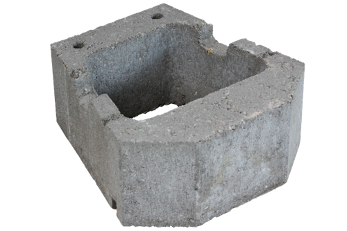 GEOSTONE miniSHELF hladký Růžovo-černá C8