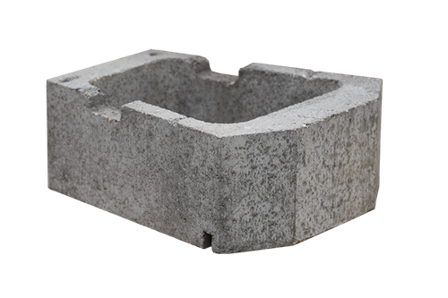 GEOSTONE SHELF hladký Růžovo-černá C8