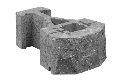 GEOSTONE BENT 3/4 štípaný Vanilkovo-černá C8