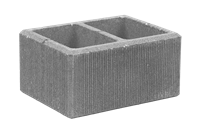 Betonová tvarovka sloupová škrábaná KBF 30-13 S Pískovo-černá C8