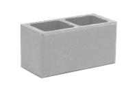 Betonová tvarovka hladká KBF 20-7 A Bílá
