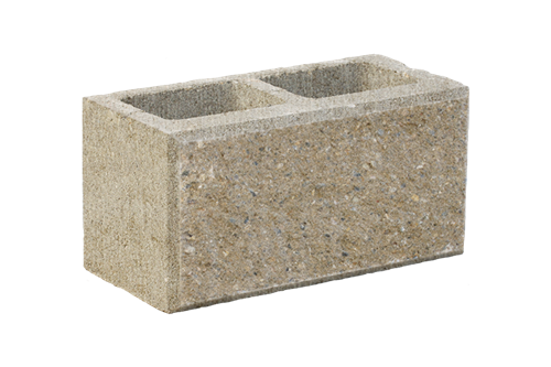 Betonová tvarovka jednostranně štípaná KBF 20-1 B Římsko-písková C8