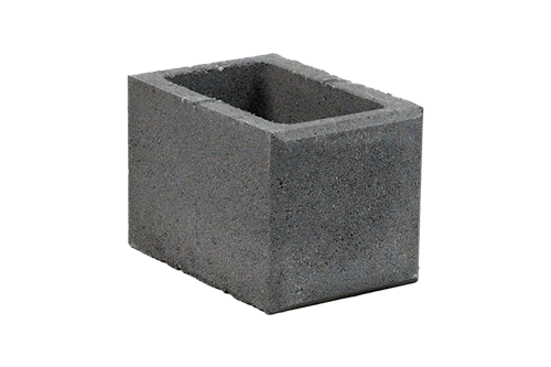 Betonová tvarovka hladká poloviční KBF 30-7 AP Černá