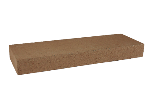 Betonová plotová stříška KB ps-20 Rovná 600 Skořicová