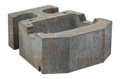 GEOSTONE POT hladký Skořicovo-černá C8