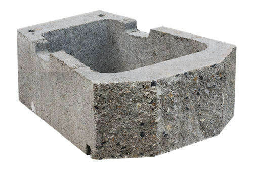 GEOSTONE SHELF štípaný Bílá natur C8