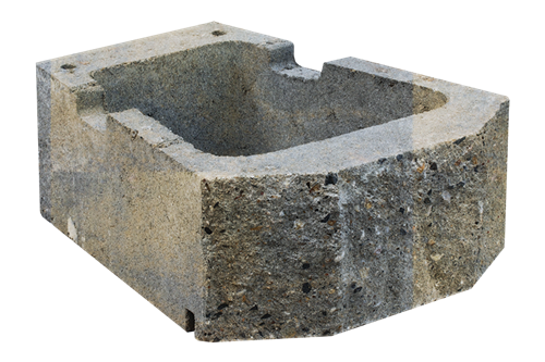 GEOSTONE SHELF štípaný Žluto-černá C8