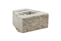 GEOSTONE miniFLAT štípaný Bílá natur C8