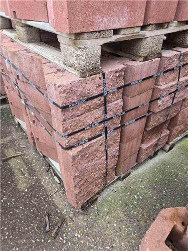 GEOSTONE miniFLAT štípaný Červená NESTANDARD