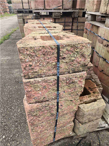 GEOSTONE miniFLAT štípaný Žluto-červená NESTANDARD