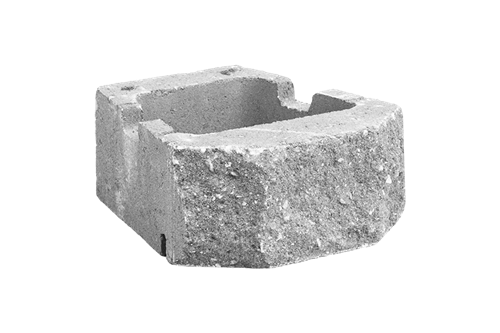 GEOSTONE miniSHELF štípaný Bílá