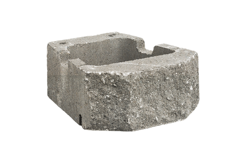 GEOSTONE miniSHELF štípaný Bílá natur C8