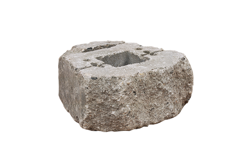 GEOSTONE miniBENT GRIND štípaný Bílá natur C8