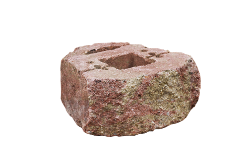 GEOSTONE miniBENT GRIND štípaný Žluto-červená C8