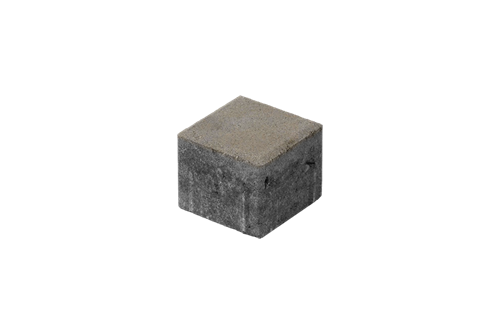 Zámková betonová dlažba UNIHOLAND 80 mini AQUA Bílá natur-černá C8